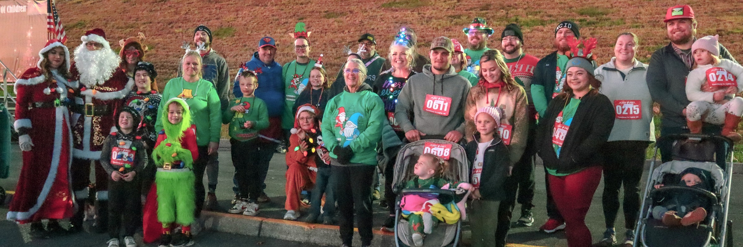 Cline-Holder Electric Speedway in Lights 5K presented by Fleet Feet Sports
