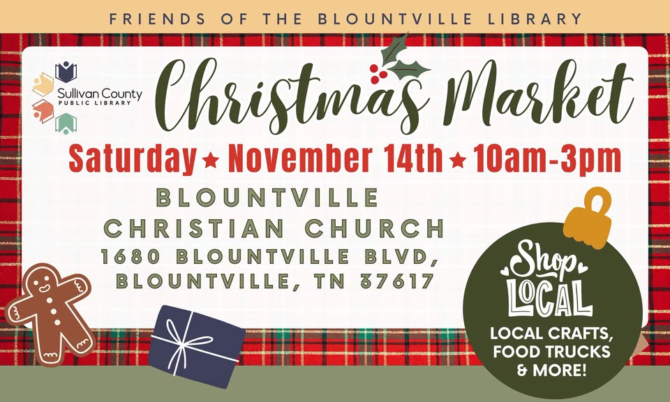 Friends of the Blountville Library Annual Christmas Market