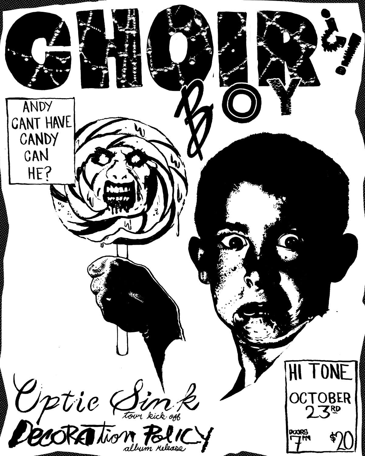 Choir Boy / Optic Sink / Decoration Policy [Small Room-Downstairs] — Hi Tone
