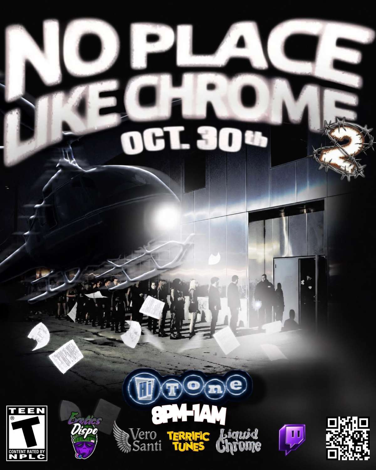 No Place Like Chrome 2 [Big Room-Upstairs] — Hi Tone