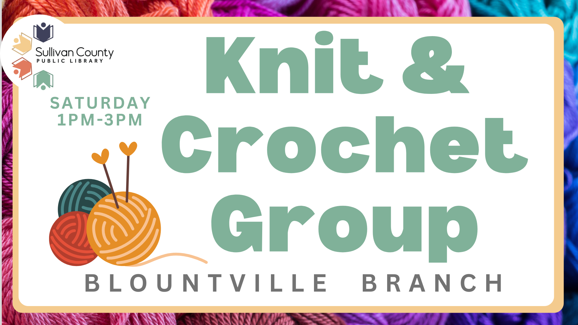 Blountville: Saturday Knit and Crochet