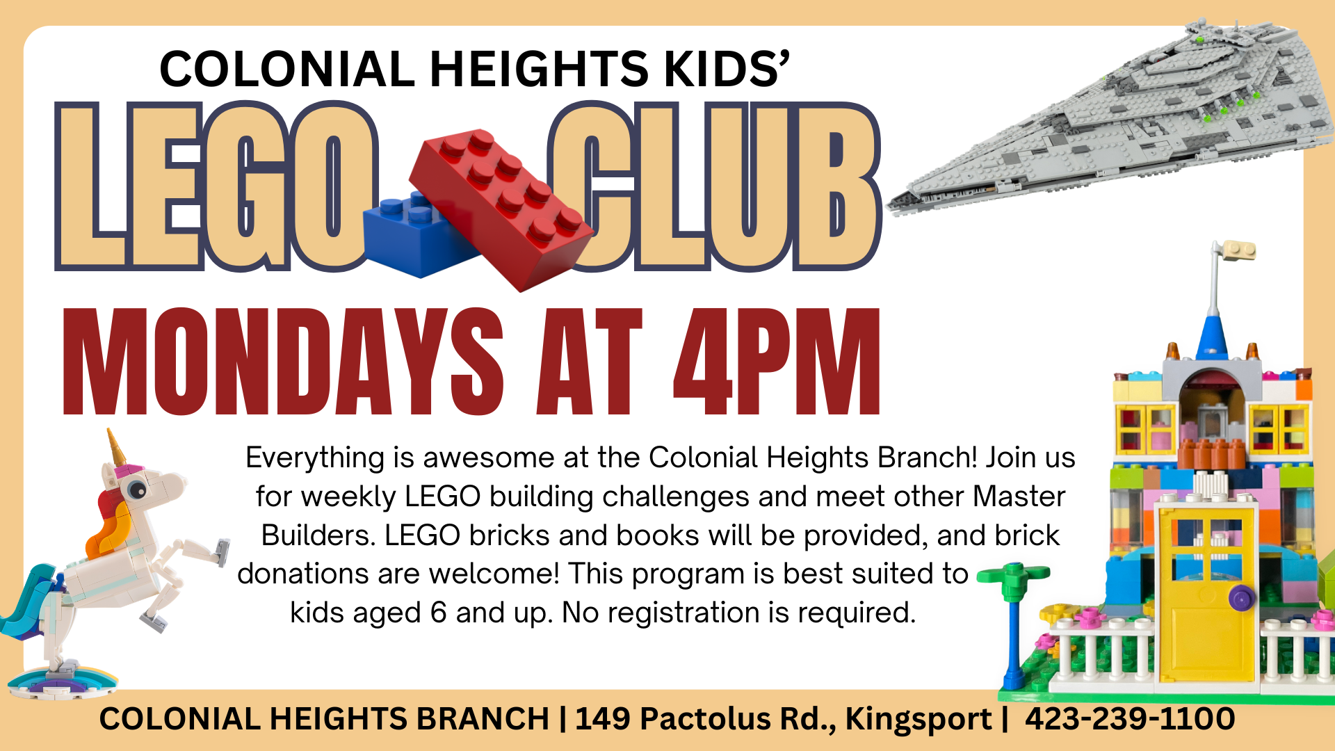 Colonial Heights: Kids LEGO Club