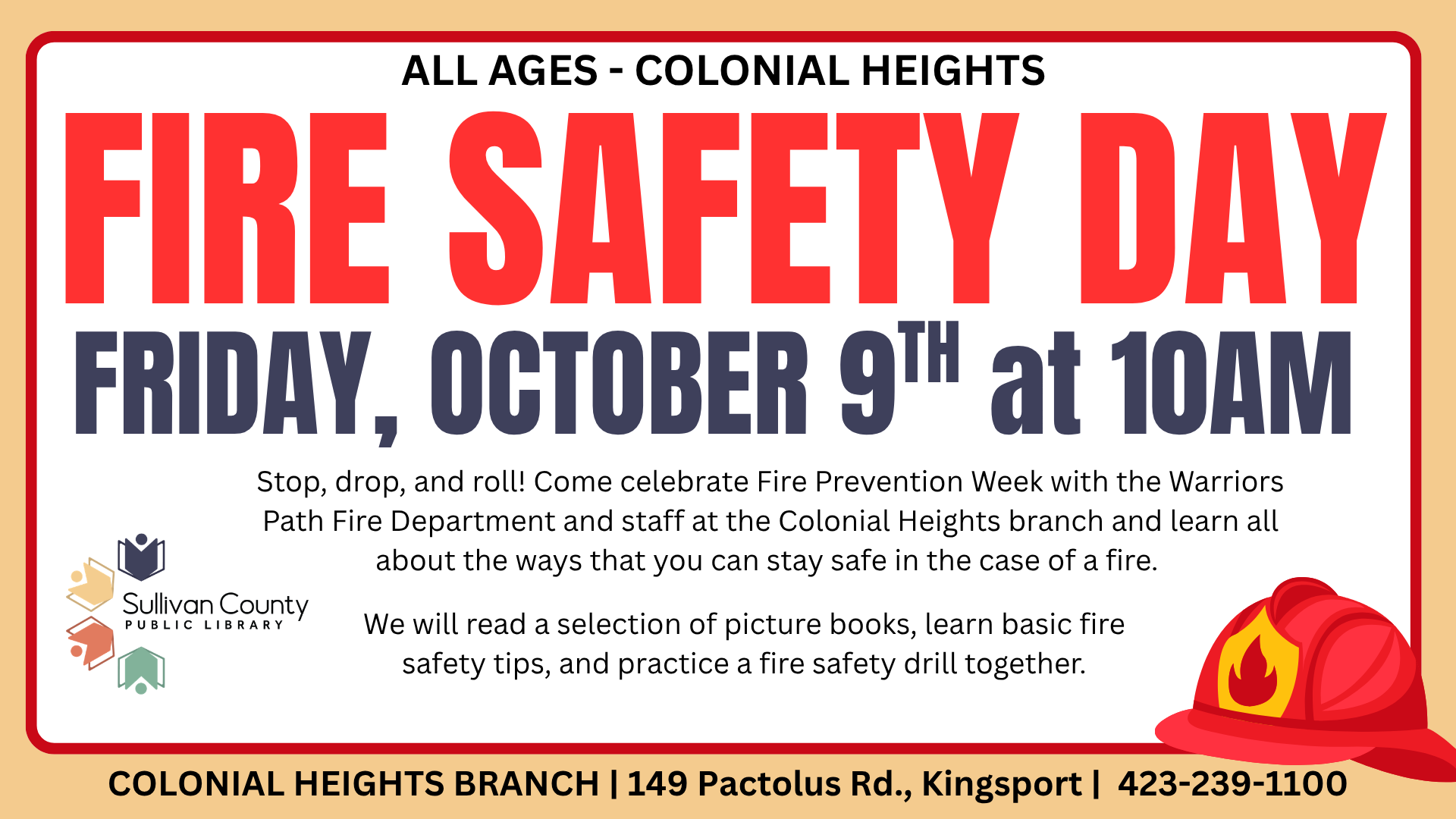 Colonial Heights: All Ages Fire Safety Day!