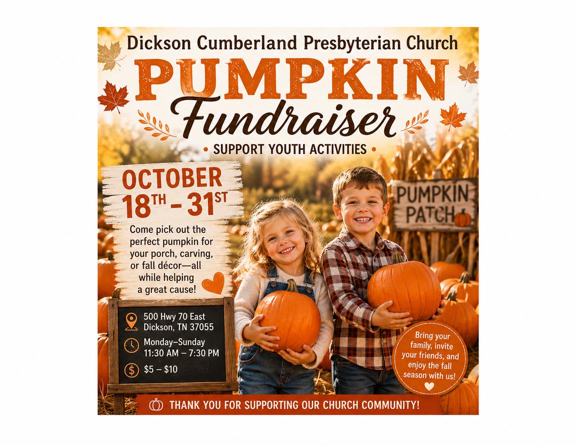 Pumpkin Fundraiser