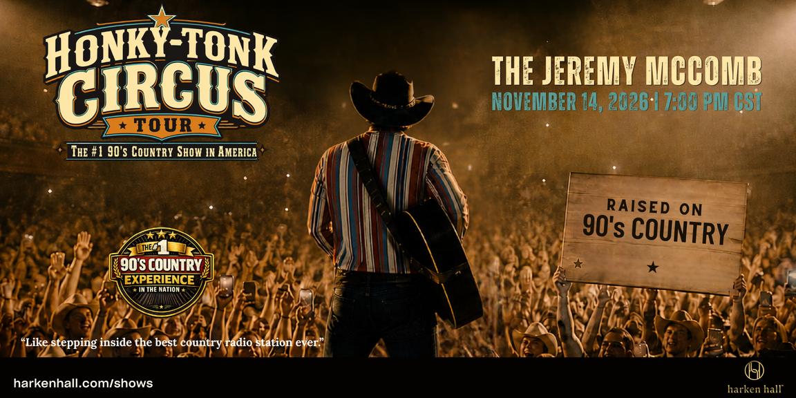 Honky-Tonk Circus Performing at Harken Hall on November 14