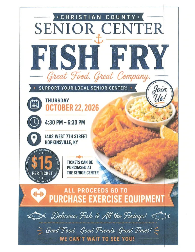 Christian Co. Senior Citizens, Inc. - Fish Fry Fundraiser