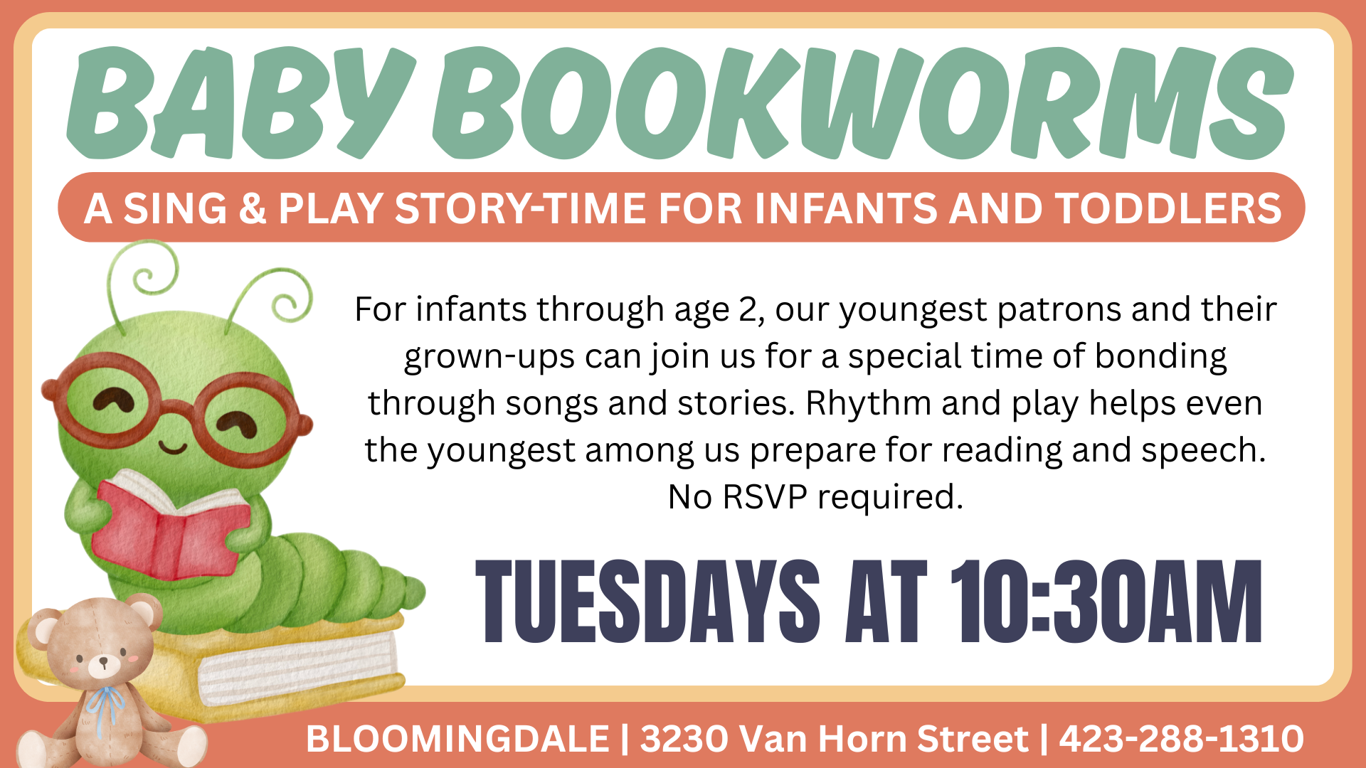 Bloomingdale: Baby Bookworms