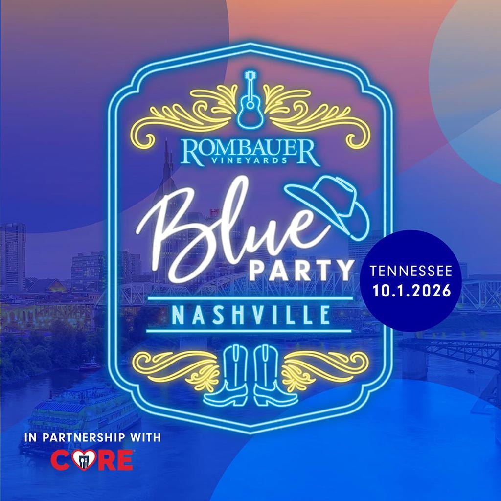 Rombauer Vineyards Nashville Blue Party
