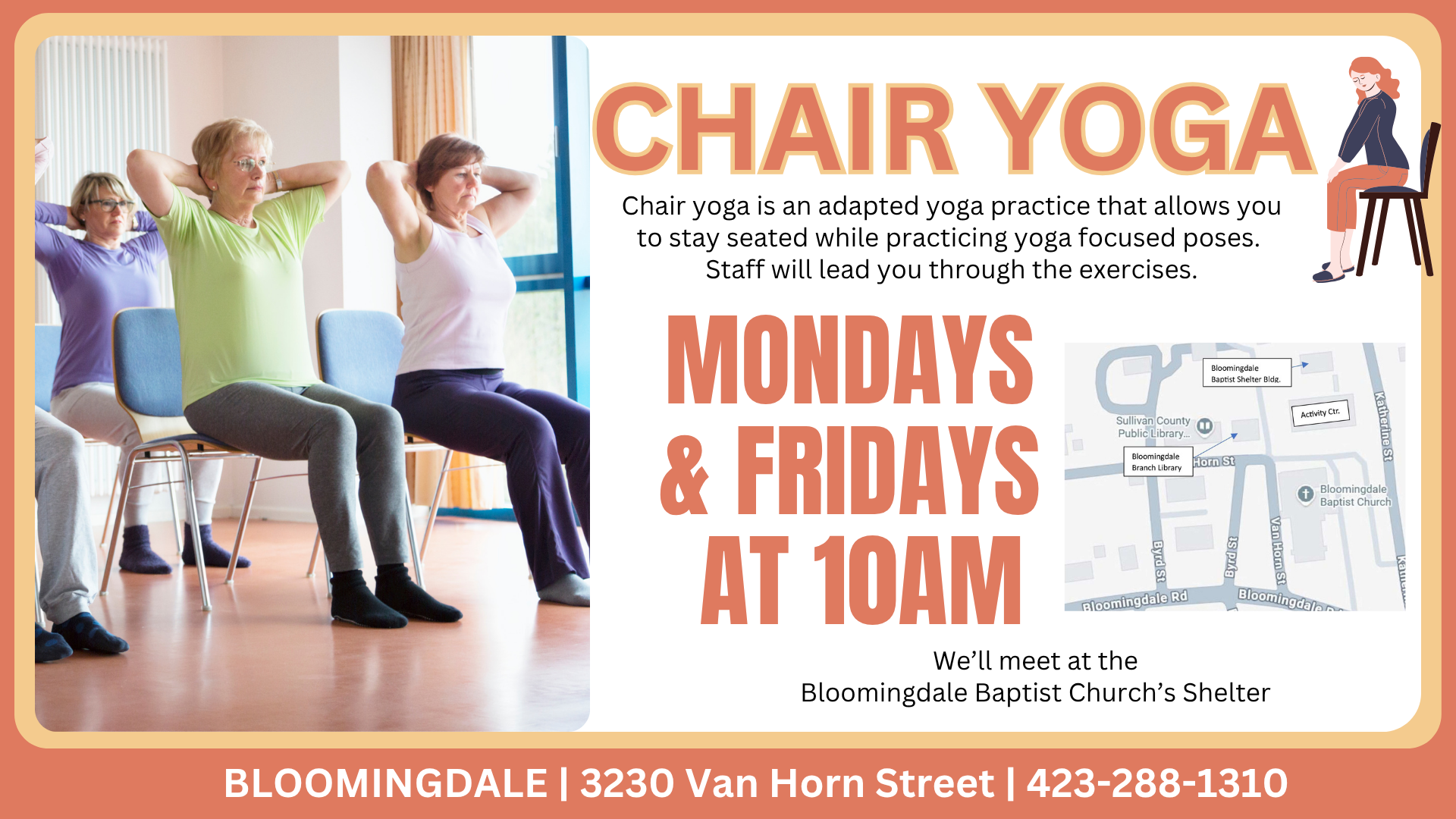 Bloomingdale: Chair Yoga
